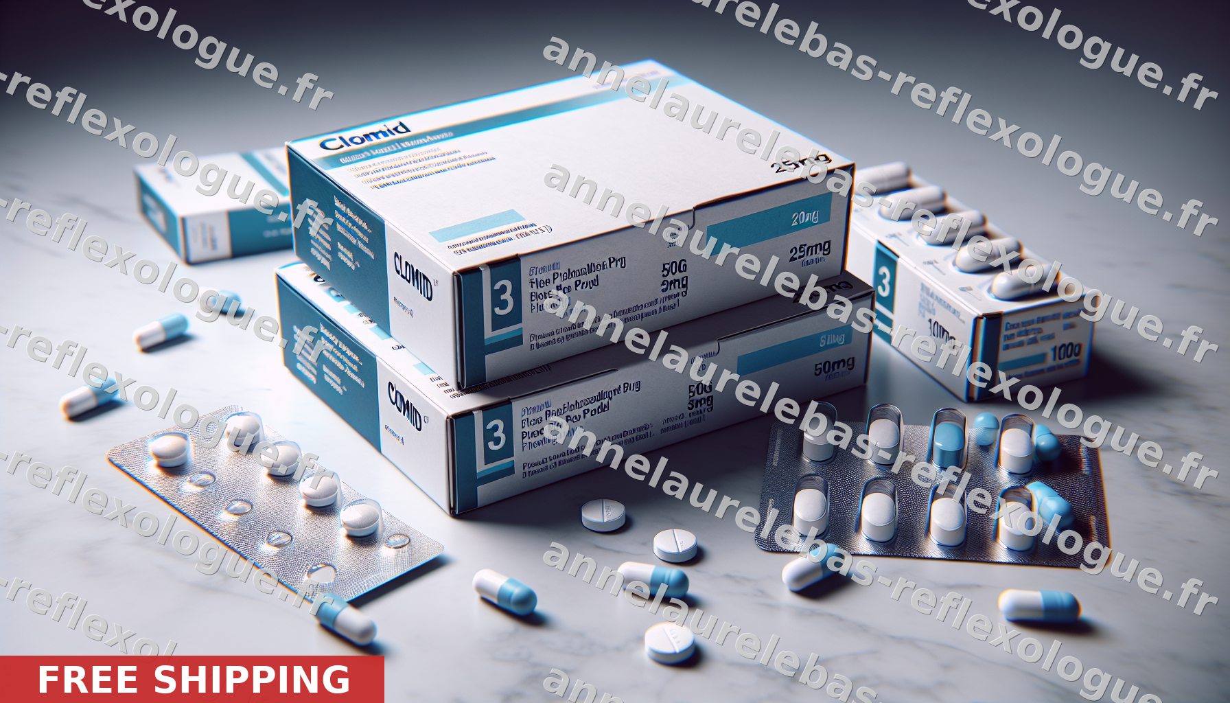 Clomid 25mg — noté 4,5/5 — 0,50€ le comprimés en France
